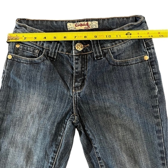 Vintage Liquid X Cropped Jeans - Picture 6 of 7